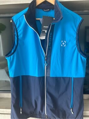 Martini Men’s Blue/Navy Performance Swim Vest New with tags sportswear